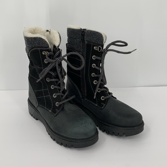 Bos & Co Gala Prima winter boots waterproof wool lining zipper ankle new 36 6 - Picture 2 of 6